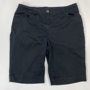 Chico's Black Bermuda Shorts Size 0.5 Short